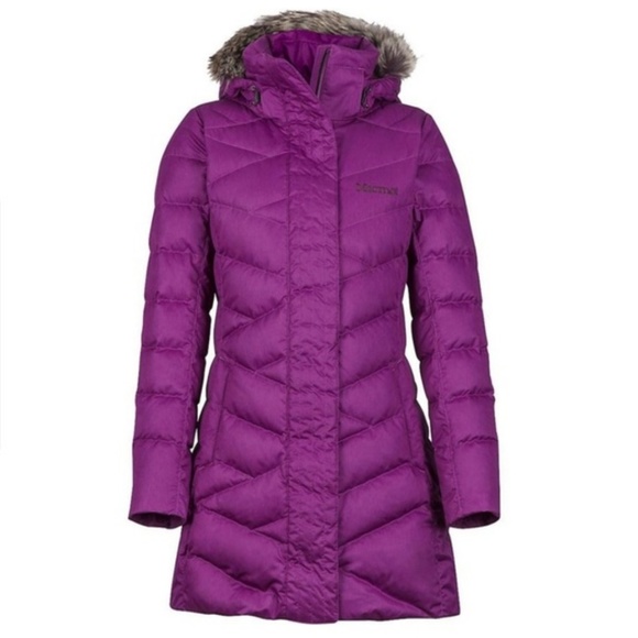 Marmot Women Varma Long Quilted Hooded Down Jacket - Picture 2 of 8